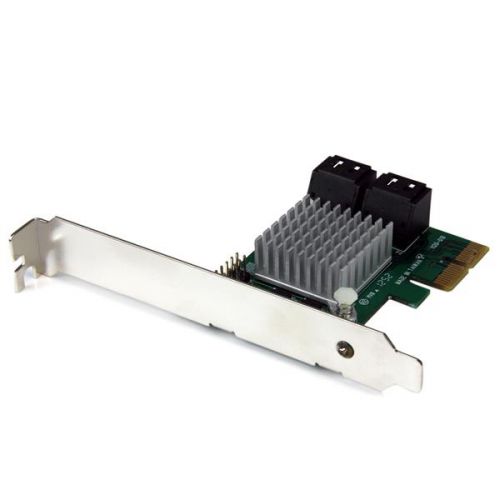 StarTech.com 4PT PCIe SATA3 RAID Card HyperDuo SSD PCI Cards 8STPEXSAT34RH