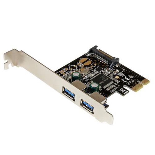 2PT PCIe USB3 Controller Card SATA Power