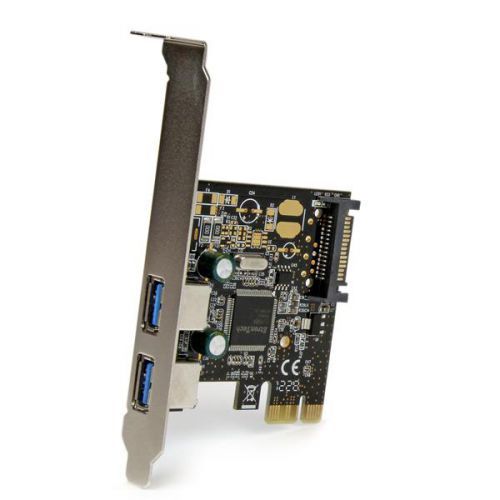 StarTech.com 2PT PCIe USB3 Controller Card SATA Power