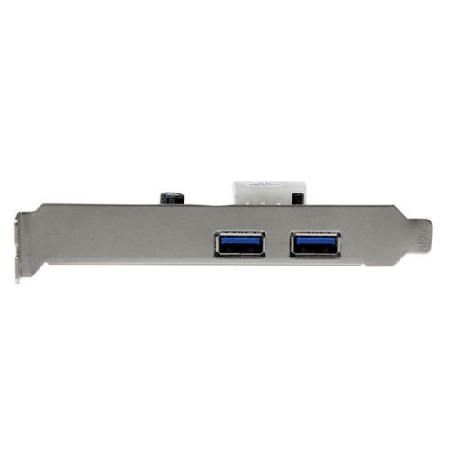 StarTech.com 2 Port PCIe USB3 Card Adapter UASP LP4