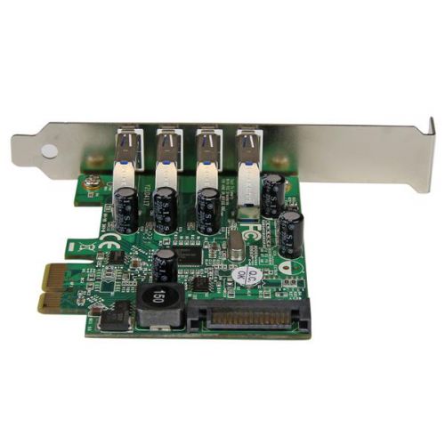 StarTech.com 4 Port PCIe USB 3.0 Controller Card UASP 8STPEXUSB3S4V