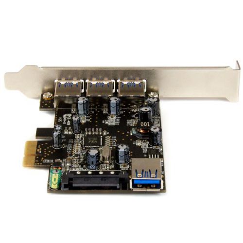 StarTech.com 4 Port PCIe USB 3.0 Adapter Card PCI Cards 8STPEXUSB3S42
