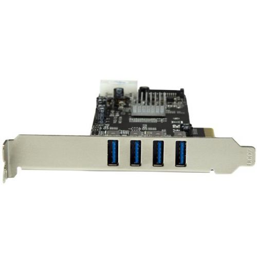 StarTech.com 4PT PCIe USB3 Card Adapter UASP SATA LP4 8STPEXUSB3S42V