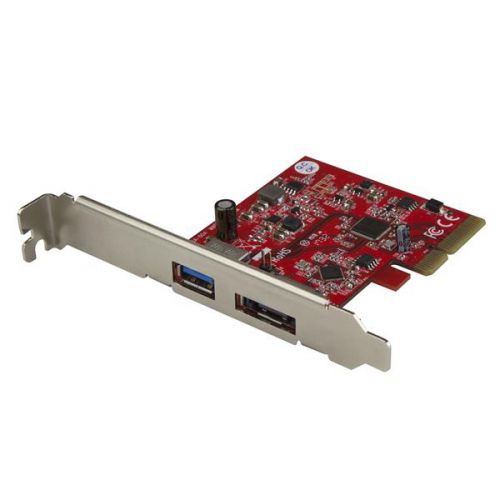 StarTech.com PCIe Card 2PT USB 3.1 10Gbps Plus eSATA