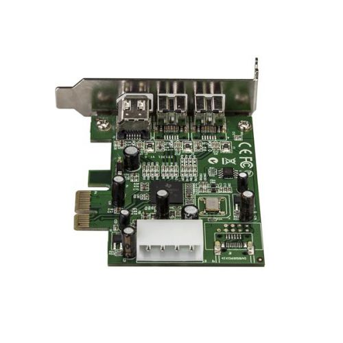 StarTech.com 3 Port 2b 1a LP 1394 PCIe FireWire Card 8STPEX1394B3LP
