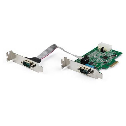 2 Port RS232 Serial Adapter PCIe Card