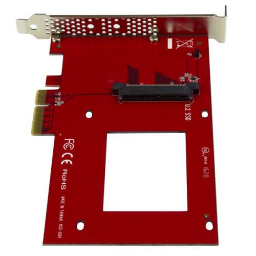 StarTech.com U.2 to PCIe Adapter 2.5 U.2 NVMe SSD