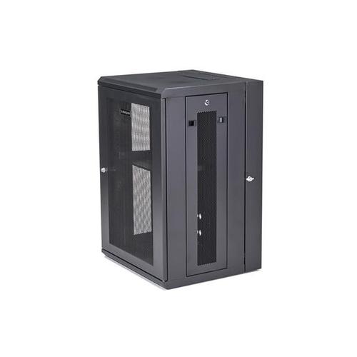 StarTech.com 18U Wall Mount Rack Cabinet with Hinge 8STRK1820WALHM Buy online at Office 5Star or contact us Tel 01594 810081 for assistance