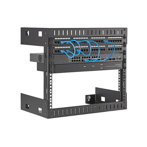 StarTech.com 8U Open Frame Equipment Rack 12in Deep 8STRK812WALLO Buy online at Office 5Star or contact us Tel 01594 810081 for assistance