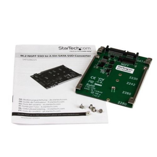 StarTech.com M.2 NGFF SSD to 2.5in SATA Adapter