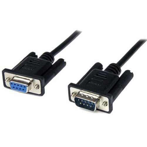1m DB9 RS232 Serial Null Modem Cable FM