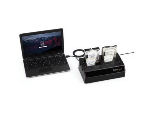 StarTech.com USB3 to 4Bay SATA 6Gbps HDD Dock Station