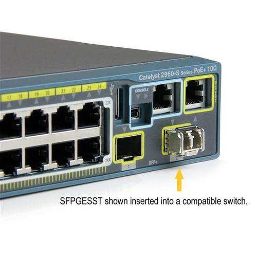 StarTech.com Cisco SFP-GE-S Compatible SFP Module - 1000Base-SX 1GbE - 550m Mini-GBIC