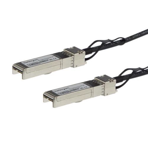 StarTech.com MSA Uncoded Compatible 0.5m 10G SFP+ to SFP+ Direct Attach Breakout Twinax Cable Network Cables 8ST10186411