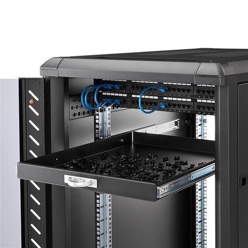 StarTech.com 22in Deep Sliding Rack Cabinet Shelf Server & Data Racks 8STSLIDESHELFD