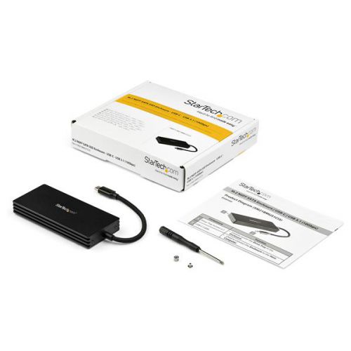 StarTech.com USB-C M.2 Solid State Drive Enclosure for M.2 SATA Drives