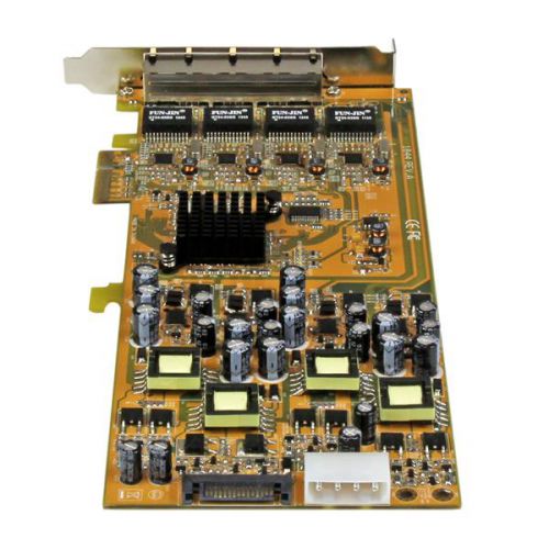 StarTech.com 4 Port Gigabit PoE PCIe NIC PCI Cards 8STST4000PEXPSE