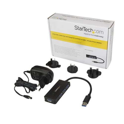 StarTech.com 4 Port USB 3.0 Hub with Charge Port