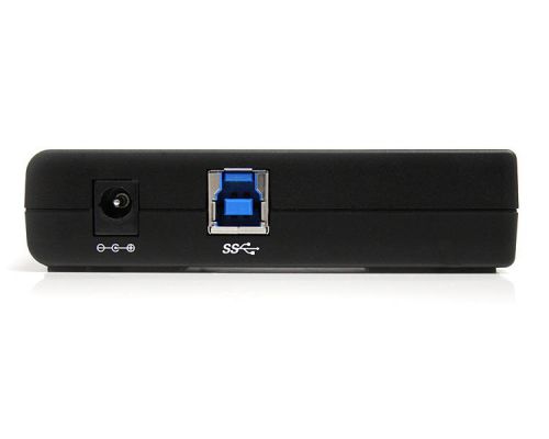 StarTech.com 4 Port Black SuperSpeed USB 3.0 Hub 8STST4300USB3GB