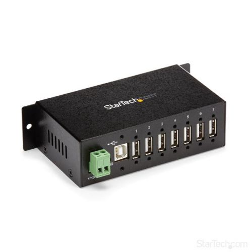 StarTech.com Mountable Rugged Ind 7 Port USB Hub ESD USB Hubs 8STST7200USBM