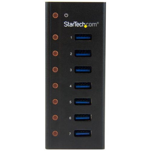 StarTech.com 7PT USB3 Hub Desktop Wall Mountable Encl USB Hubs 8STST7300U3M