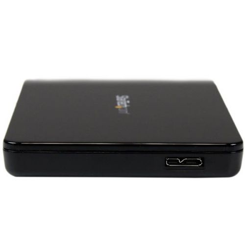 8STS251BPU31C3 | Take your valuable data with you wherever you go. This single drive enclosure for 2.5” SSDs/HDDs lets you utilize the USB-C port on your MacBook, Chromebook Pixel™, Dell™ Latitude 11 5000 Series 2-in-1, or other device to add ultra-fast, ultra-portable data storage.Tool-free and lightweight for ultimate portabilityThe enclosure’s compact design and lightweight construction provides a highly portable solution for adding external data storage to any device with USB-C™. It tucks easily into a laptop bag or carrying case for portable storage, and it’s completely tool-free so you can install your drives quickly on the fly. The enclosure is powered directly from the USB port, with no external power required, so there’s no need to carry along an adapter.Connect with ease through USB-CThe drive enclosure comes with a USB-C to Micro B cable. The USB Type-C connector is small and reversible, which makes for easier insertions. You can connect the USB-C plug quickly with either side facing up, which means less risk of damaging your ports and less frustration.Maximize the performance of your 2.5” SATA drivesWith support for SATA I, II and III and large capacity drives (tested with hard drives up to 2TB), this USB-C enclosure is compatible with virtually any 2.5in. SATA hard drive or solid-state drive. The enclosure delivers USB 3.1 Gen 2 performance with data transfer speeds of up to 10Gbps, letting you leverage the high performance of the latest SSDs and hard drives while alleviating bottlenecks in your data transfers. It’s also enhanced with UASP, which increases read and write speeds, to utilize the full potential of your SATA III drives.Harness the speed of USB 3.1USB 3.1 gives you greater bandwidth and speed with file transfer rates of up to 10Gbps - twice the capability of USB 3.0 technology.The S251BPU31C3 is backed by a StarTech.com 2-year warranty and free lifetime technical support.