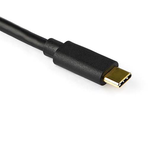 8ST10164101 | This USB-C™ to SATA adapter cable gives you fast and easy access to the data on your 2.5 in./3.5 in. solid-state drives and hard drives. The adapter cable lets you connect your USB-C enabled laptop or desktop computer directly to a SATA drive and access it through ultra-fast USB 3.1 Gen. 2 (up to 10Gbps). It’s the ideal accessory for your Dell™ XPS, MacBook, Chromebook™ or other USB Type-C™ enabled device.Convenient and versatile drive accessThe USB-C to SATA adapter cable lets you quickly swap your drives. You can copy or retrieve data from your 2.5 in. or 3.5 in. SATA drive, with no additional accessories required.The tool-free adapter cable is ideal for IT technicians who need fast access to SATA drives. It’s the perfect solution for data migration, drive cloning, and data backup or recovery applications, providing the fast performance of USB 3.1 Gen 2. You can also operate multiple adapters at the same time, when you need simultaneous access to many drives.Harness the speed of USB 3.1 Gen 2USB 3.1 Gen 2 gives you greater bandwidth and speed, with rates of up to 10Gbps - twice the speed of USB 3.0 (also known as USB 3.1 Gen 1). It lets you leverage the high performance of the latest SSDs and hard drives, while alleviating bottlenecks in your data transfers.Portable and easy to useThe compact, lightweight design of the USB-C to SATA adapter provides easy portability. The adapter features an integrated 1 m cable, so you never have to worry about forgetting to bring your connector cable with you.You can connect easily to a 2.5 in. solid-state drive or hard drive, using USB power, with no external power required. A universal power adapter is included for use when connecting to your 3.5 in. drives or for any 2.5 in. drives that may require additional power.The USB31C2SAT3 is backed by a StarTech.com 2-year warranty and free lifetime technical support.