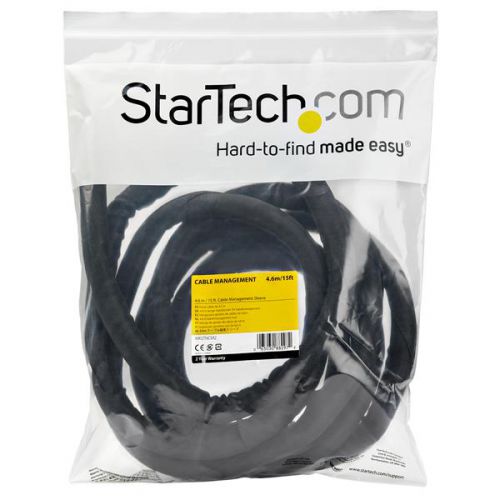 StarTech.com 4.6m 15ft Cable Management Sleeve Cable Tidy 8STWKSTNCM2