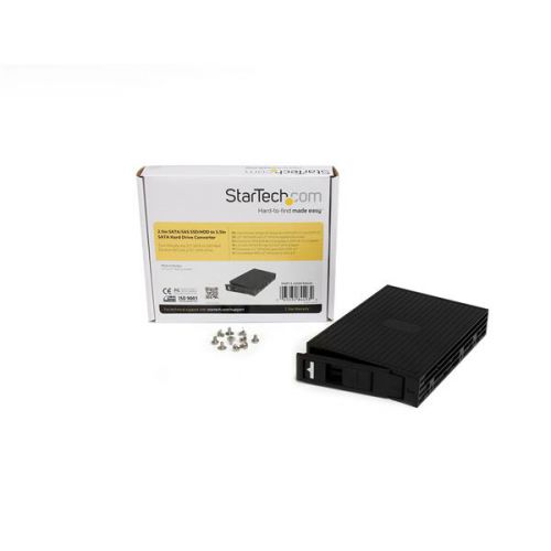 StarTech.com 2.5 Inch SATA/SAS SSD/HDD to 3.5 Inch SATA Hard Drive Converter