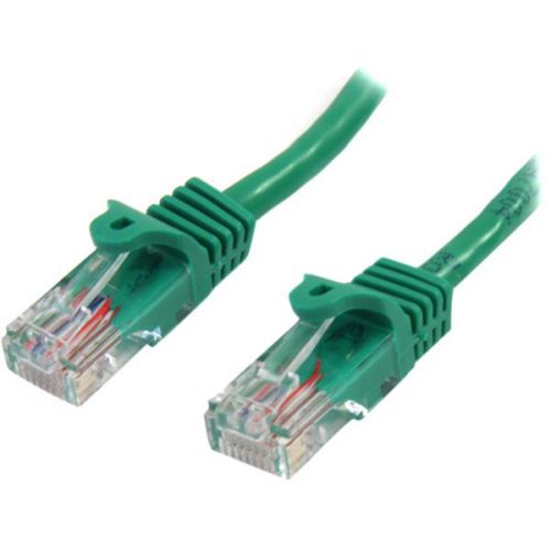 StarTech.com 0.5m Green Snagless Cat5e Patch Cable Network Cables 8ST45PAT50CMGN