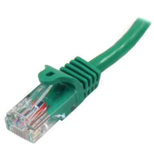 StarTech.com 0.5m Green Snagless Cat5e Patch Cable 8ST45PAT50CMGN Buy online at Office 5Star or contact us Tel 01594 810081 for assistance