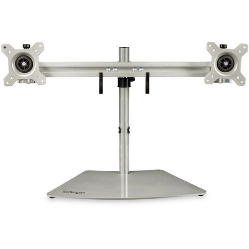 StarTech.com Free Standing Dual Monitor Desktop Stand for Two 24 Inch VESA Mount Displays