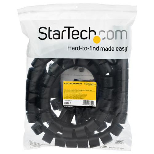 StarTech.com Cable Management Sleeve 50mm DIA. x 2.5m 8STCMSCOILED4 Buy online at Office 5Star or contact us Tel 01594 810081 for assistance