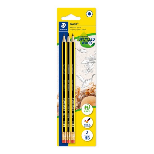 STAEDTLER Noris Pencils with Eraser Blister PK10