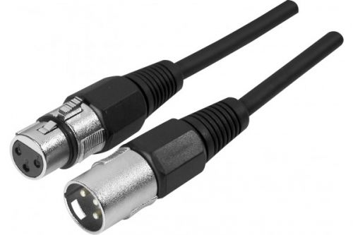 1m XLR to XLR Audio Cable Black