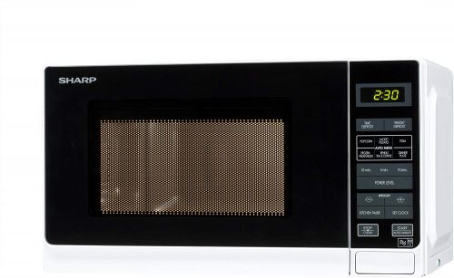 Sharp R272WM Microwave Black White 800W