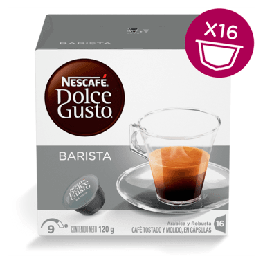 A very intense dark roast coffee. A short cup (at 35ml), with an intensity of 9 out of 11, this is an aromatic coffee with a syrupy, full body, and a dense crema. Savour the balance between notes of roasted cocoa with a lively citrus acidity in this full bodied short cup.
