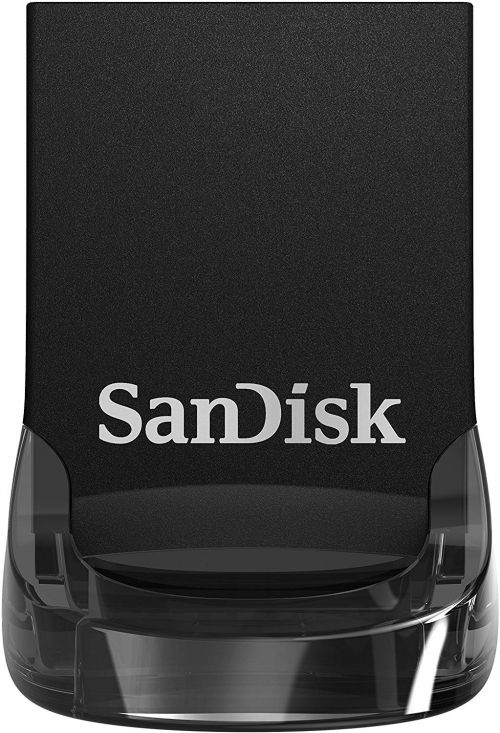 The simple way to add extra, high-speed storage to your device! The SanDisk Ultra Fit™ USB 3.1 Flash Drive delivers performance that lets you move a full-length movie up to 15x faster than with standard USB 2.0 drives. Plus, thanks to its compact, streamlined design, you can plug it in and leave it in.
