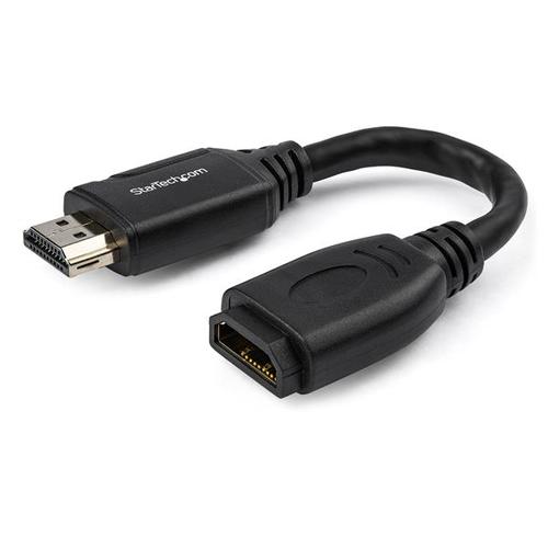 StarTech.com 6in High Speed HDMI 2.0 Port Saver Cable AV Cables 8STHD2MF6INL