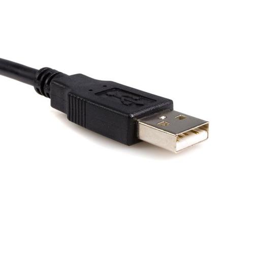 StarTech.com 6 ft USB to Parallel Printer Adapter MM External Computer Cables 8STICUSB1284