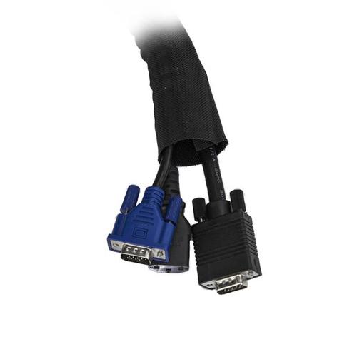 StarTech.com 2m Cable Management Sleeve Trimmable 8STWKSTNCM Buy online at Office 5Star or contact us Tel 01594 810081 for assistance
