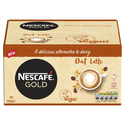 Nescafe Gold Oat Latte Instant Coffee Sachets 16g (Pack 30)  11256NE