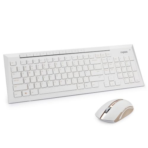 8200P White Wireless Keyboard and Mouse