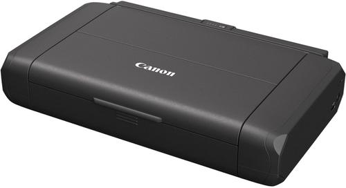 This portable printer is sleek, light and robust, ideal for a business on the move. With cables and connection fixed to one side of the printer for space saving efficiency, the printer couples up with easy connectivity. Print wirelessly with the Canon PRINT app, AirPrint (iOS), Mopria (Android) or Windows 10 Mobile; or Wireless Direct if there isn't access to an internet router. The versatile wireless connectivity and smartphone control offers wireless printing from a PC, laptop or smart defice printing text or borderless photos up to A4.