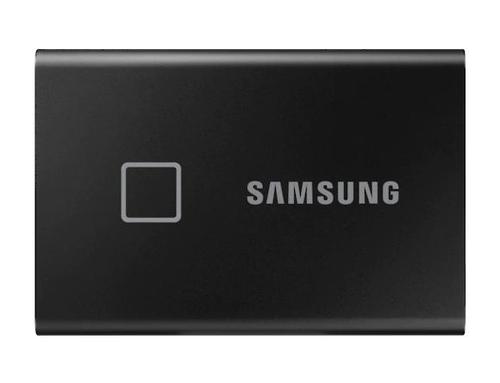 Samsung 500GB T7 Touch USB C Black External Solid State Drive Solid State Drives 8SAMUPC500KWW