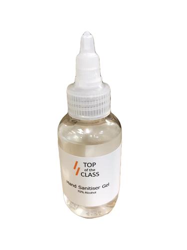 Top Of The Class Hand Sanitiser Squeezy Bottle with Twist Top 65ml - WSZHSG65