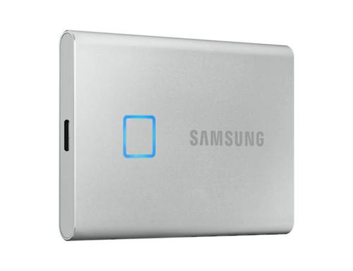 500GB T7 Touch USBC Silver NVMe Ext SSD
