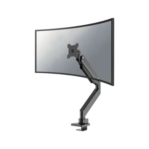 NEO44780 | This desk mount with full motion for 10-49 inch monitor screens features unique cable management which conceals and routes cables from the mount to the screen. Supporting the weight of screens up to 18kg, this gas sprung, height adjustable mount features tilt, rotate and swivel technology, allowing most viewing angles. Supplied in black.