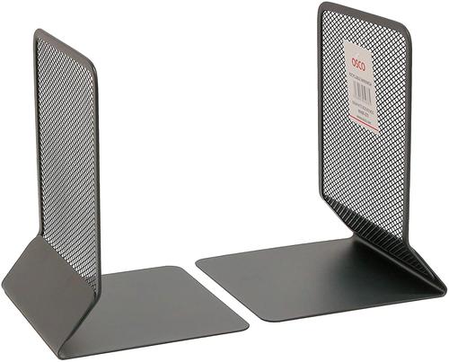 OSCO Wire Mesh Bookends Graphite (Pack 2) - MBE-GTE