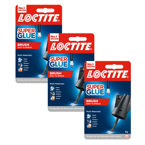 Loctite Super Glue Brush On Liquid 5g - Buy 2 Get 1 FREE - 2633193X3 Henkel
